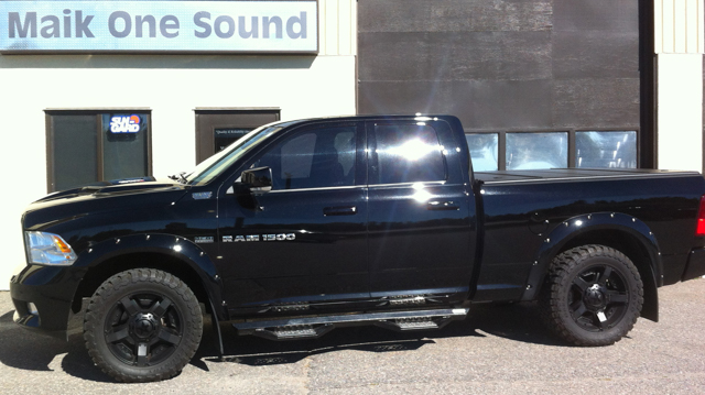 2015 RAM 1500 with professional window tint in North Bay
